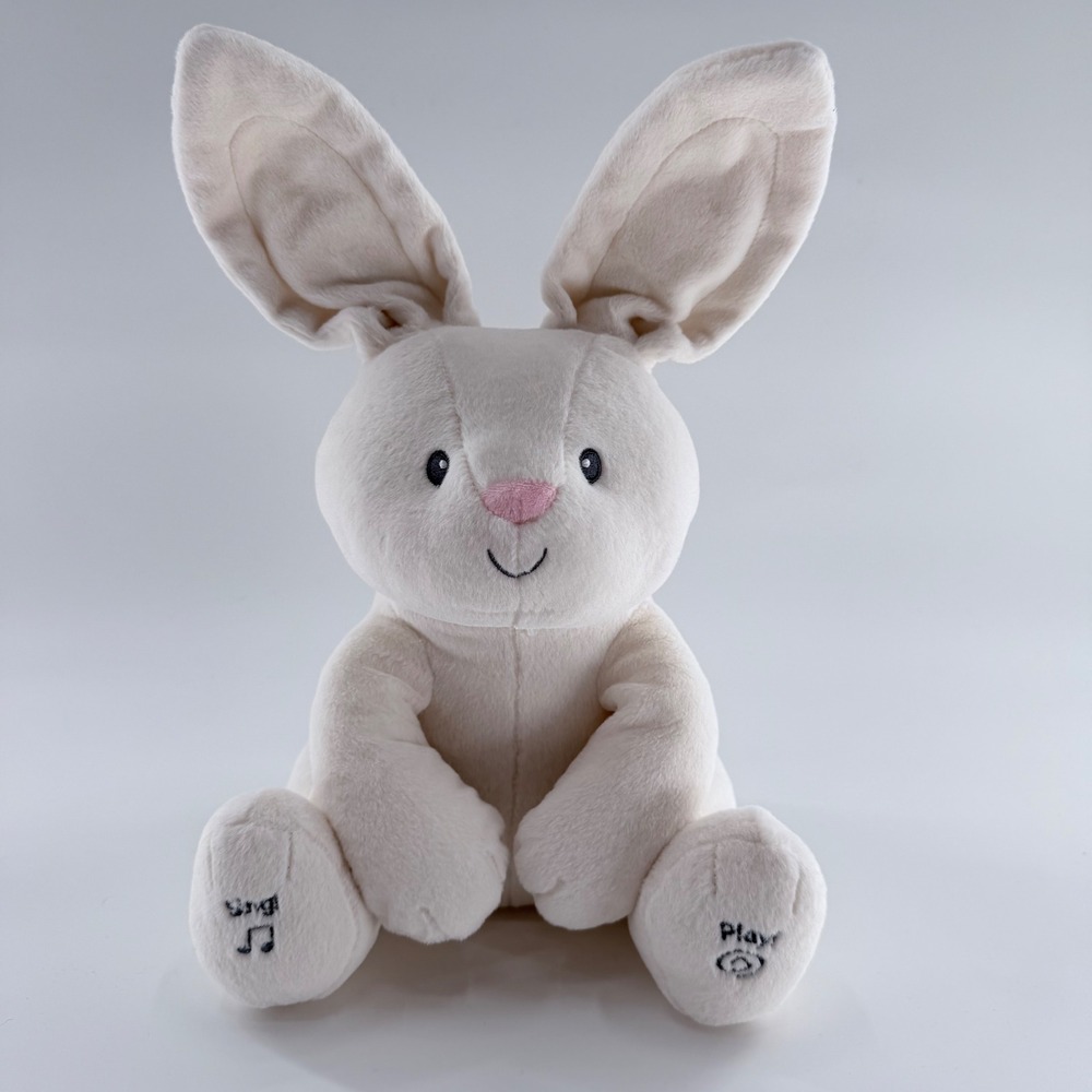 Baby GUND Flora The Bunny Animated Singing Peek-A-Boo Plush 6050681 Interactive